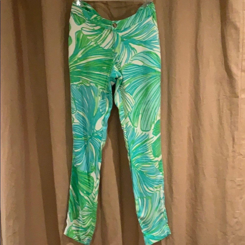 Lilly Pulitzer palm capris